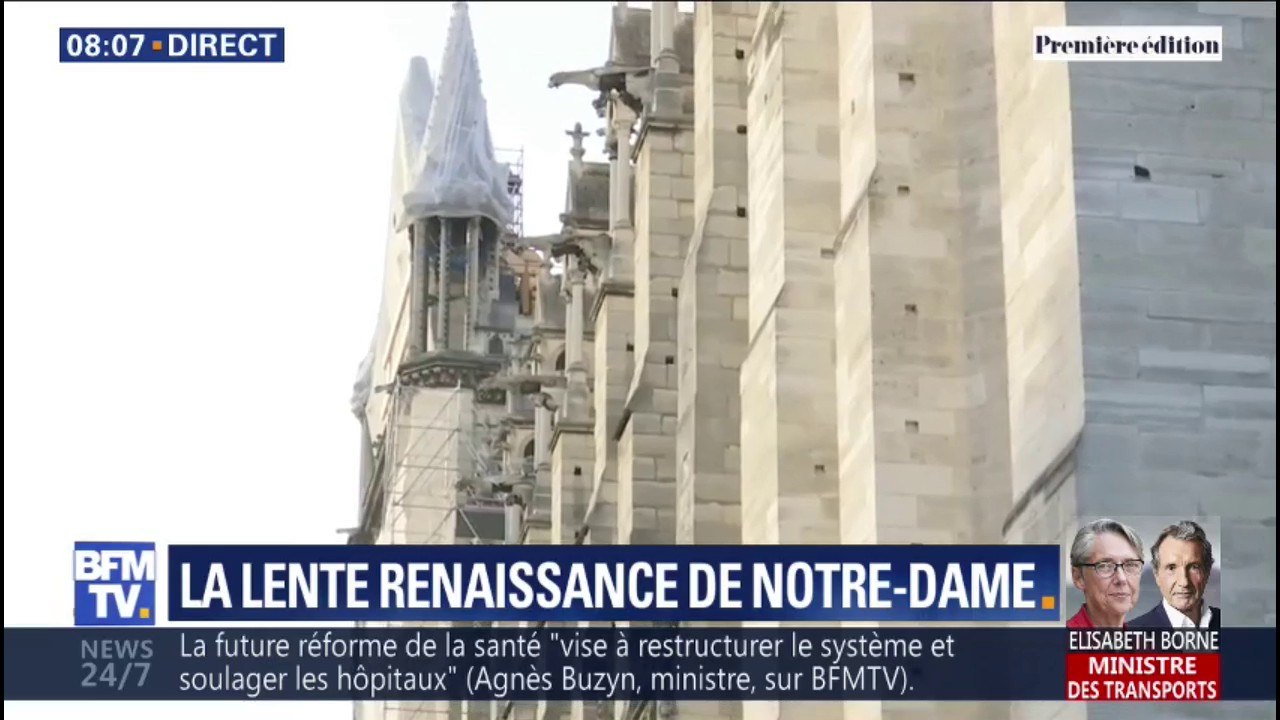 Les travaux pour retirer l'échafaudage autour de la flèche de Notre-Dame vont bientôt démarrer
