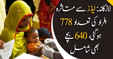 Number of HIV AIDS cases in Larkana Jumps to 778