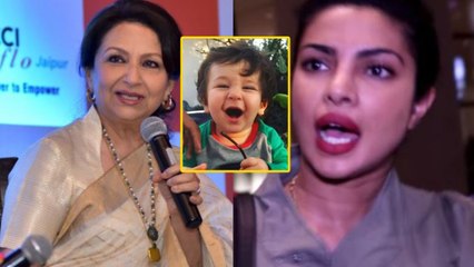 Taimur Ali Khan's grand mother Sharmila Tagore's shocking statement on Priyanka Chopra | FilmiBeat
