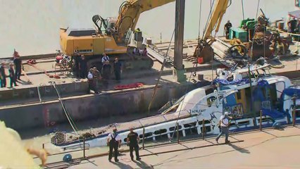 인양 1시간 반 만에 희생자 4명 수습...한국인 3명 / YTN