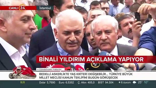 Binali Yıldırım'dan son dakika açıklaması