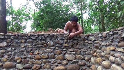 Primitive Life:Stone-Swimming Pool-part2!