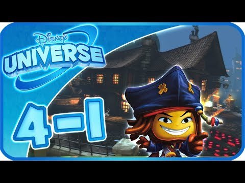 Disney Universe Walkthrough Part 4 - 1 (PS3, Wii, X360) 100% ~ Pirates of the Caribbean - 1