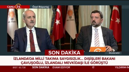 Numan Kurtulmuş 24'te