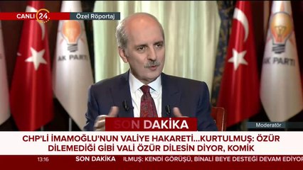 Numan Kurtulmuş 24'te