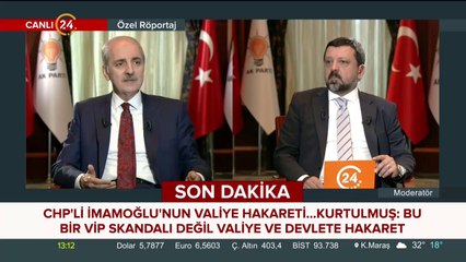 Numan Kurtulmuş 24'te