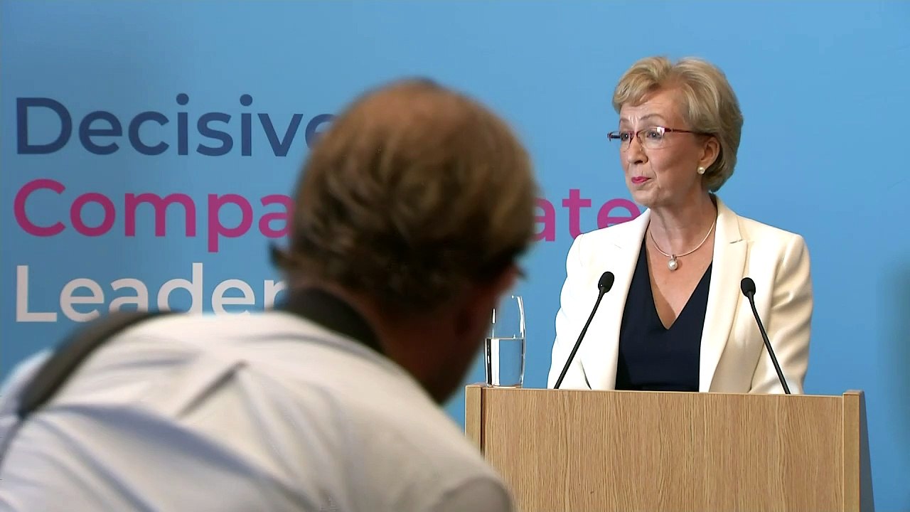 Andrea Leadsom launches her Tory leadership campaign