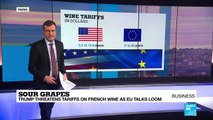 Trump threatens to retaliate against French tariffs on American wine
