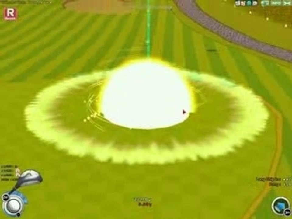 pangya vallée des vents trou 12 chip-in