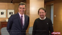 Sánchez ofrece a Iglesias «un gobierno de cooperación» con Podemos