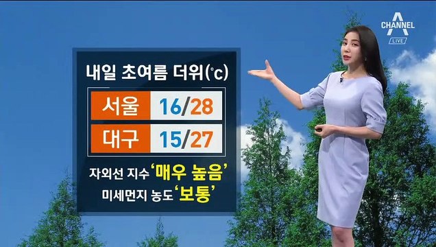[날씨]내일 전국 대부분 초여름 더위…한낮 서울·대전 28도