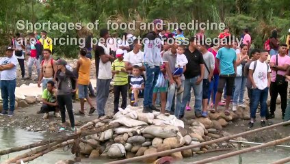 Colombia police try to block illegal immigration from Venezuela