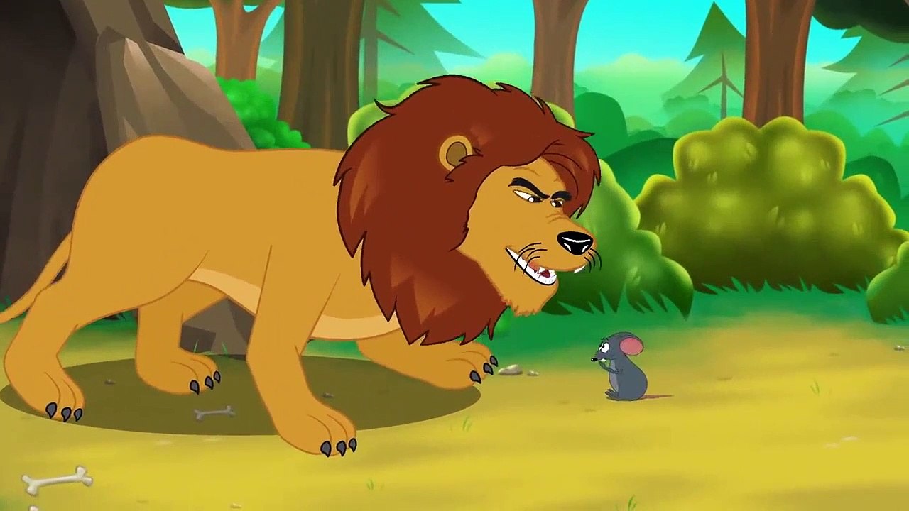 Le Lion et Le Rat | Fable de La Fontaine | dessin animé en français avec  les - Vidéo Dailymotion