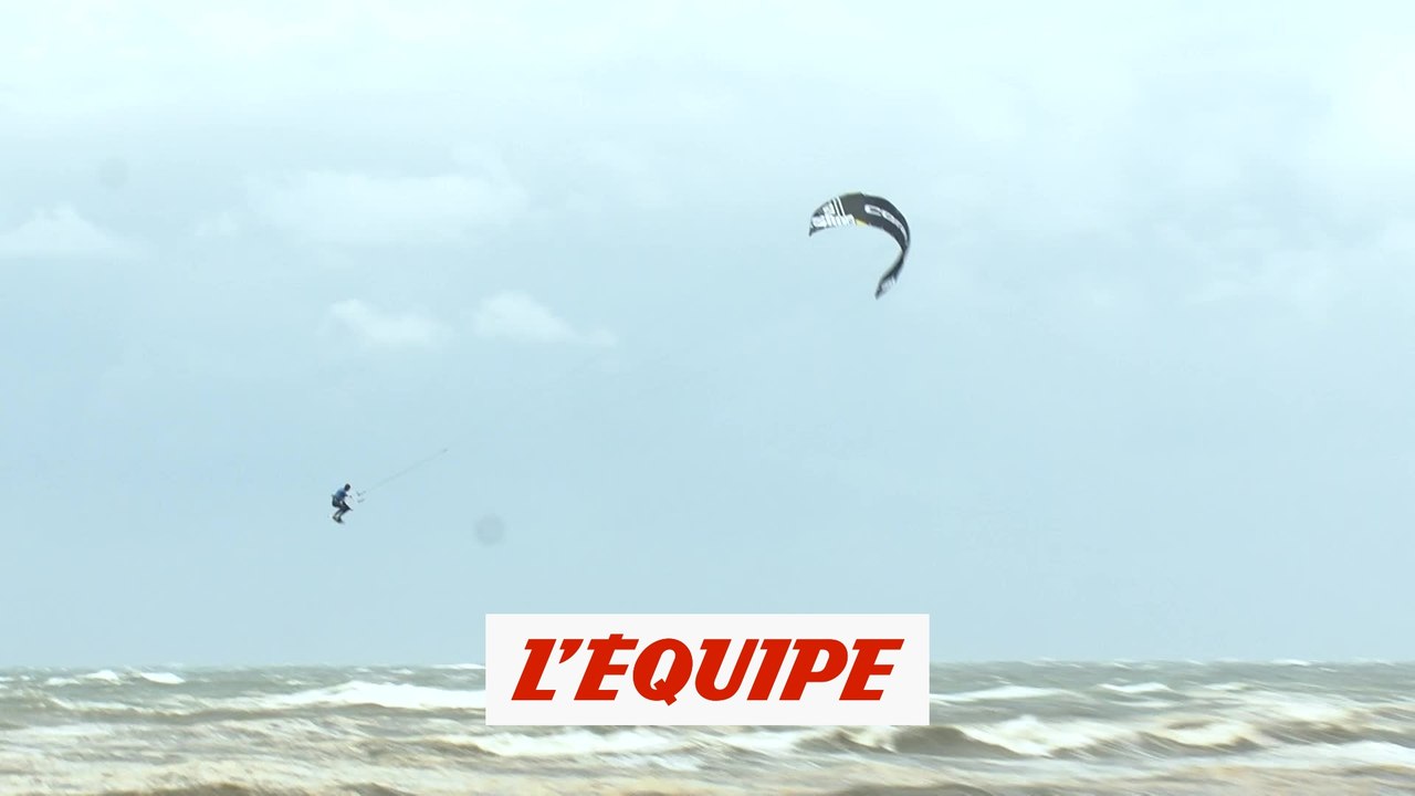 Un vent tonitruant permet la tenue du Red Bull Megaloop 2019 - Adrénaline - Kitesurf