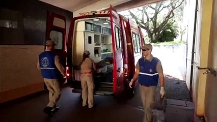 Homem sofre queda de três metros no Bairro XIV de Novembro