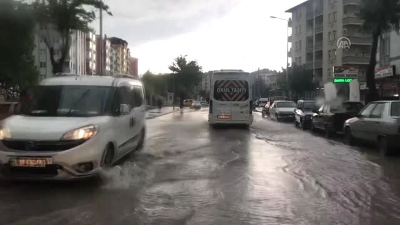 Çorum'da şiddetli yağış