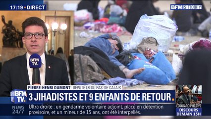 Trois jihadistes et neuf enfants de retour