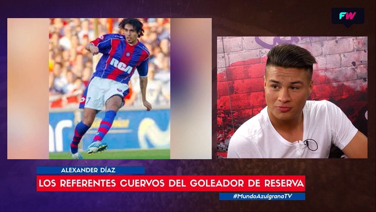 ¿Con qué delantero se identifica Alexander Díaz?