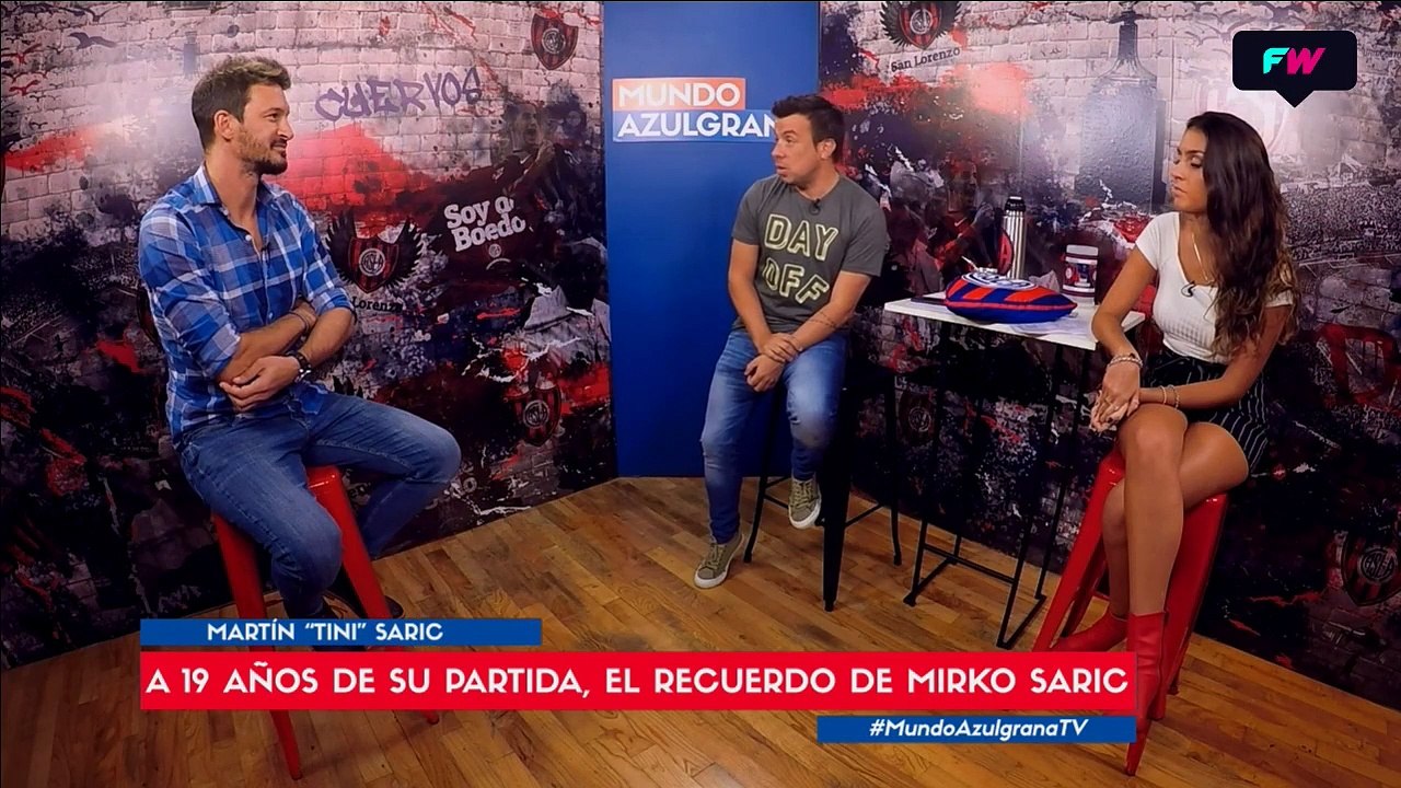 El homenaje completo a Mirko Saric de Mundo Azulgrana TV, con su hermano Martín