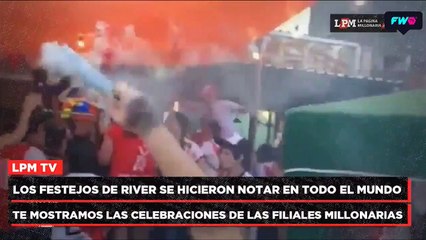 Los festejos de River
