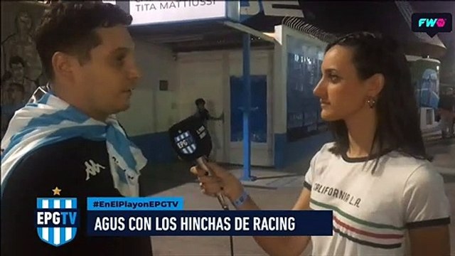 Los hinchas en la previa vs. Banfield