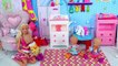 Barbie Girl Babysitting 5 Little Babies in Doll Room!