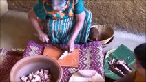 Raw Jacquier Salade préparée dans mon Village par la Mère et la Fille  la Vie du Village