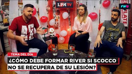 Tema del día: ¿Cómo debe formar River si no llega Scocco?