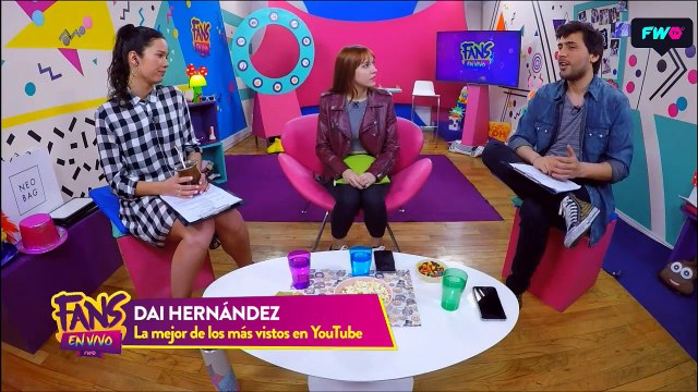 Daiana Hernandez visita a Manu Viale y Lizardo Ponce