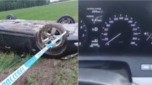 Condutor atinge 260 km/h no seu Lexus, provoca acidente e foge do local
