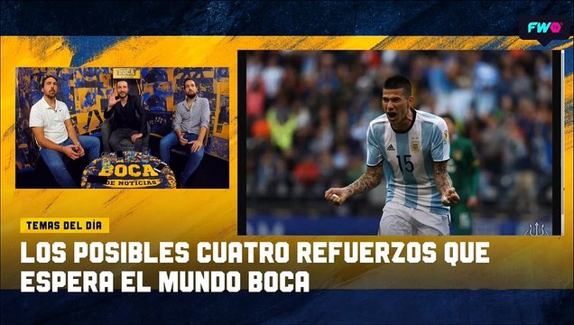 Los posibles cuatro refuerzos de Boca para el próximo semestre