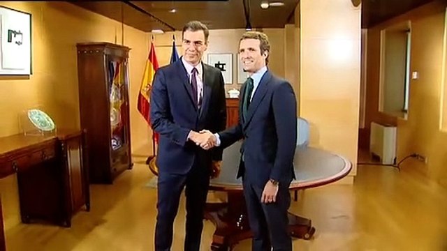 Sánchez se reúne con Casado dentro de la ronda de contactos para la investidura
