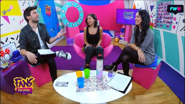 Emilia Mernes visita a Manu Viale y Lizardo Ponce