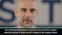 Guardiola rates Premier League as toughest he's managed in