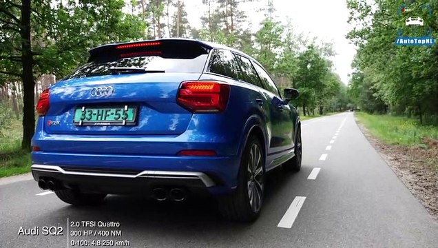 NEW! Audi SQ2 300HP 2.0 TFSI QUATTRO 0-228km/h ACCELERATION & LAUNCH CONTROL by AutoTopNL