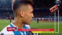 Hoy descassetteamos a Lautaro Martínez después de la derrota de Racing con Independiente