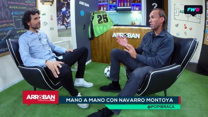 Navarro Montoya con Braca: su paso por el fútbol español