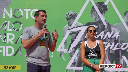 Report TV -Zhvillohet gara 'Tirana Triathlon', atletët serbë fitojnë vendet e para