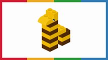 LEGO fácil para niños - cómo hacer animales de la jungla con bloques - By CARA BIN BON BAND