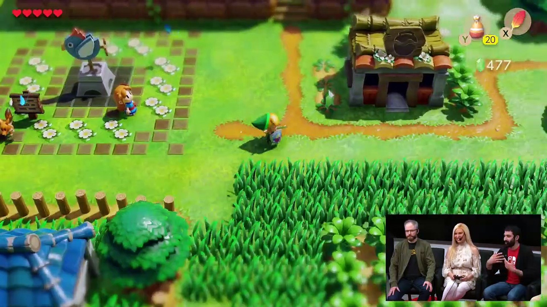 The Legend of Zelda: Link's Awakening Gameplay - Nintendo Treehouse: Live