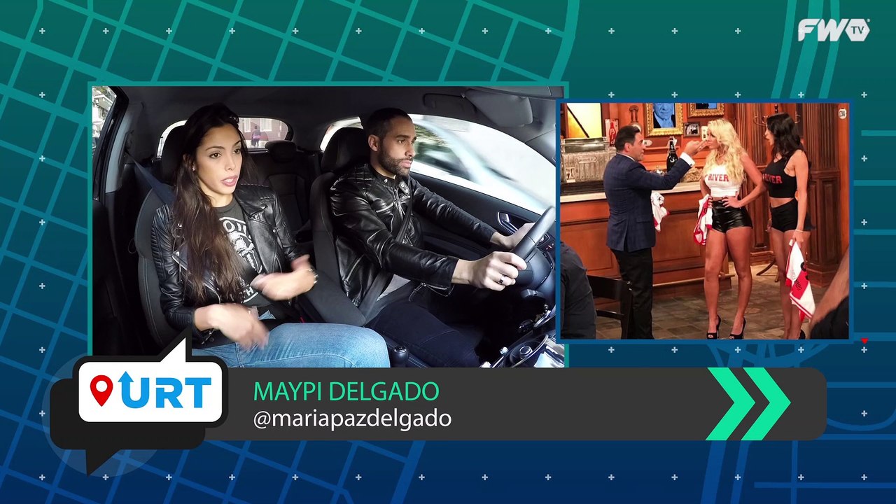 Maypi Delgado se confiesa en al auto del Pollo Álvarez