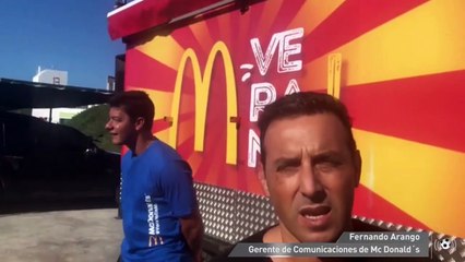 Mc Donald´s realizó una clínica fútbol para chicos en Mar del Plara