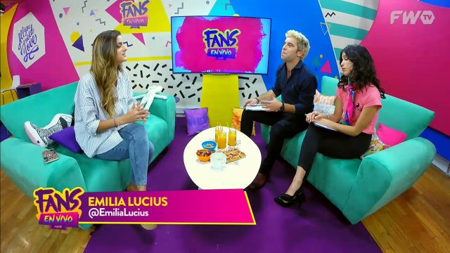 Emily Lucius visita a Mica, Cande y Agus en Fans En Vivo #04