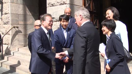 문 대통령, 노르웨이 도착...오늘 오후 오슬로 연설 / YTN