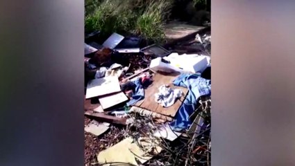 Internauta divulga vídeo de flagrante de despejo de entulhos no Loteamento Siena