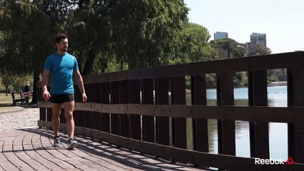 Bruno entrena con Reebok en los Lagos de Palermo - Insta 1