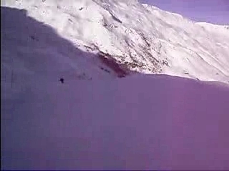troisieme partis de la ballade sur les pistes de val thorens