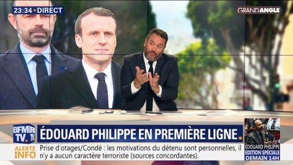 Édouard Philippe en première ligne