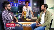 Sebastián Rambert con Alexi en el Momento NIVEA MEN: De Maradona al 