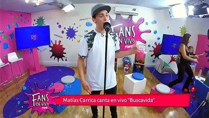 Matias Carrica nos canta "Buscavida" | Fans en Vivo #202